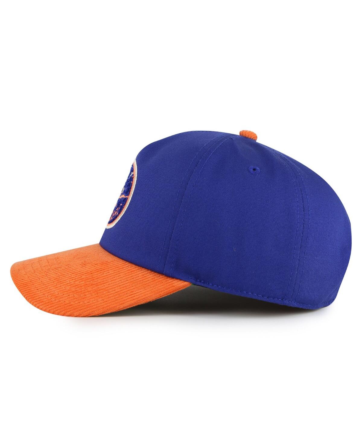 American Needle Men's Royal/orange New York Islanders Burnett Adjustable Hat In Royal,orange
