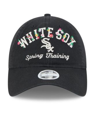 Women's Black Chicago White Sox 2025 Spring Training Floral 9TWENTY Adjustable Hat
