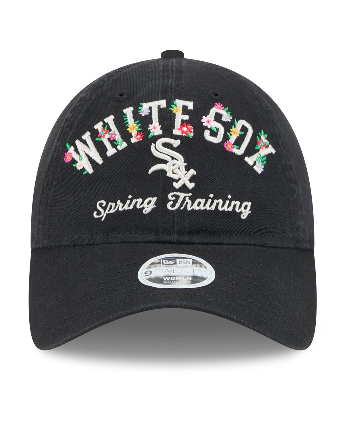 New Era Women's Black Pittsburgh Pirates 2025 Spring Training Floral 9twenty Adjustable Hat In Black