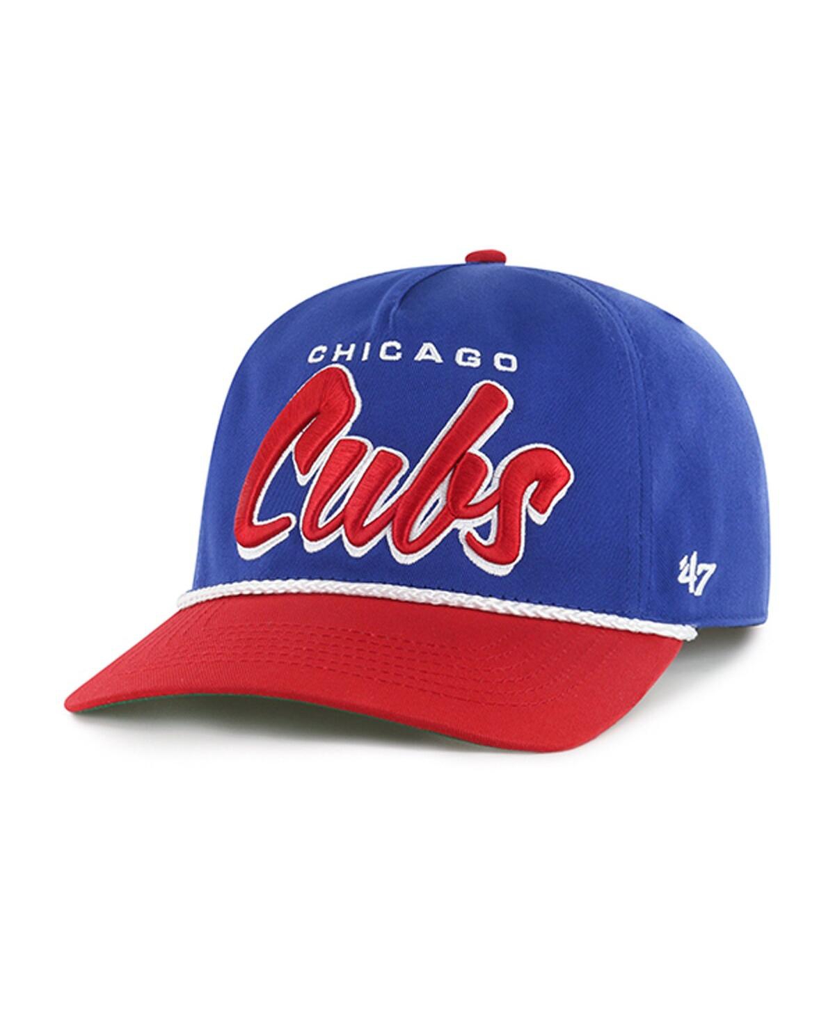 47 Brand Men's Royal Chicago Cubs Dropshadow Rope Hitch Adjustable Hat In Royal