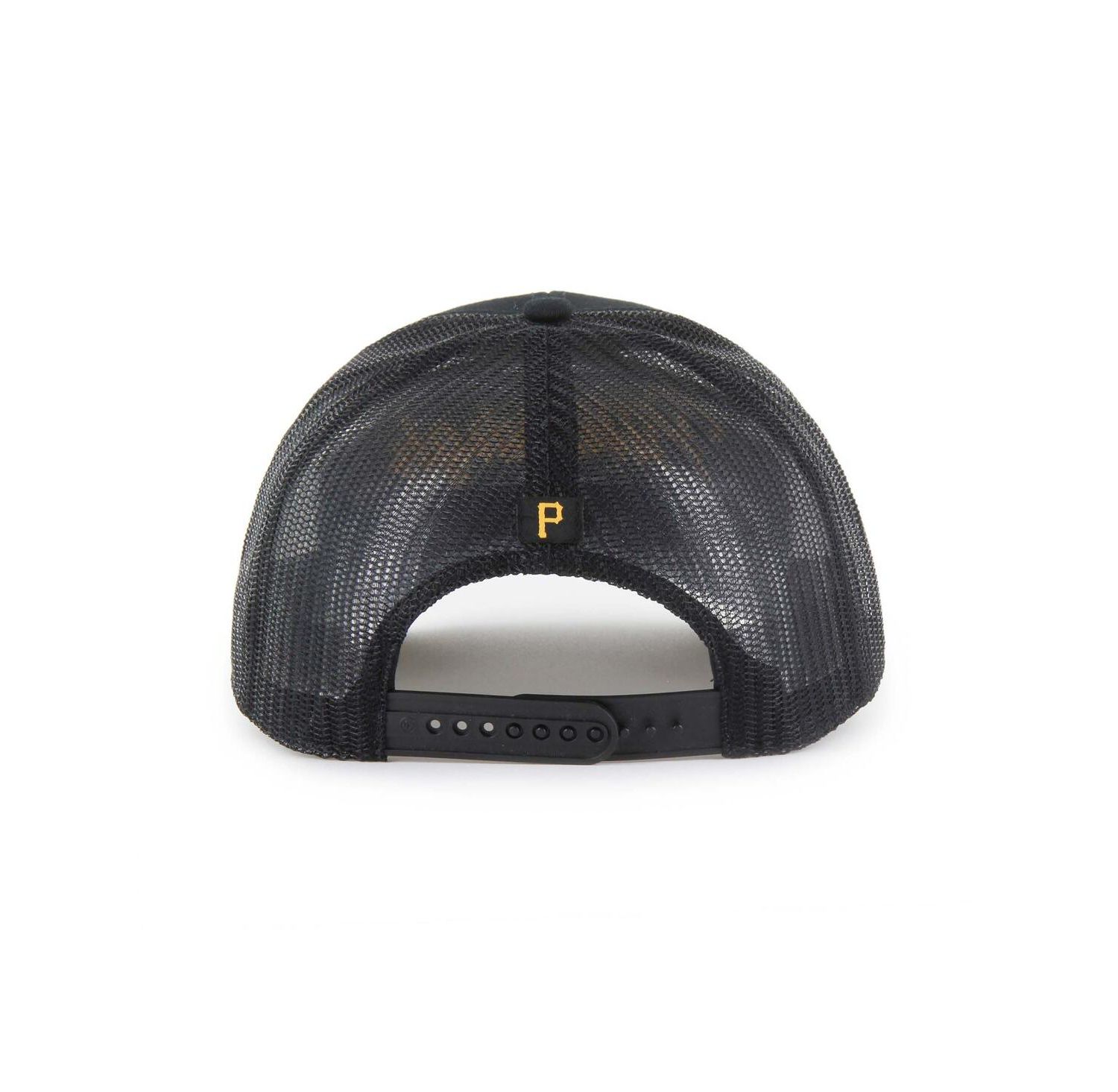 Men's Black Pittsburgh Pirates Garner Trucker Adjustable Hat