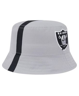 Men's Gray Las Vegas Raiders Helmet Bucket Hat