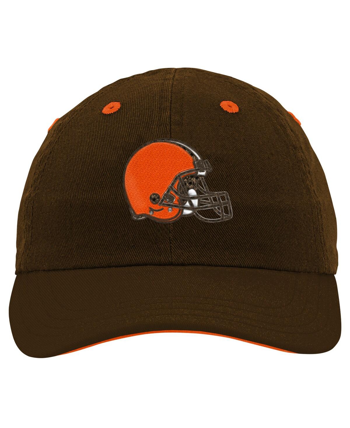 Outerstuff Baby Boys And Girls Brown Cleveland Browns Team Slouch Flex Hat In Brown