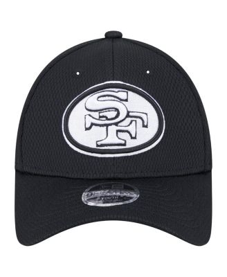 Big Boys and Girls Black San Francisco 49ers Throwback Main B-Dub 9FORTY Adjustable Hat