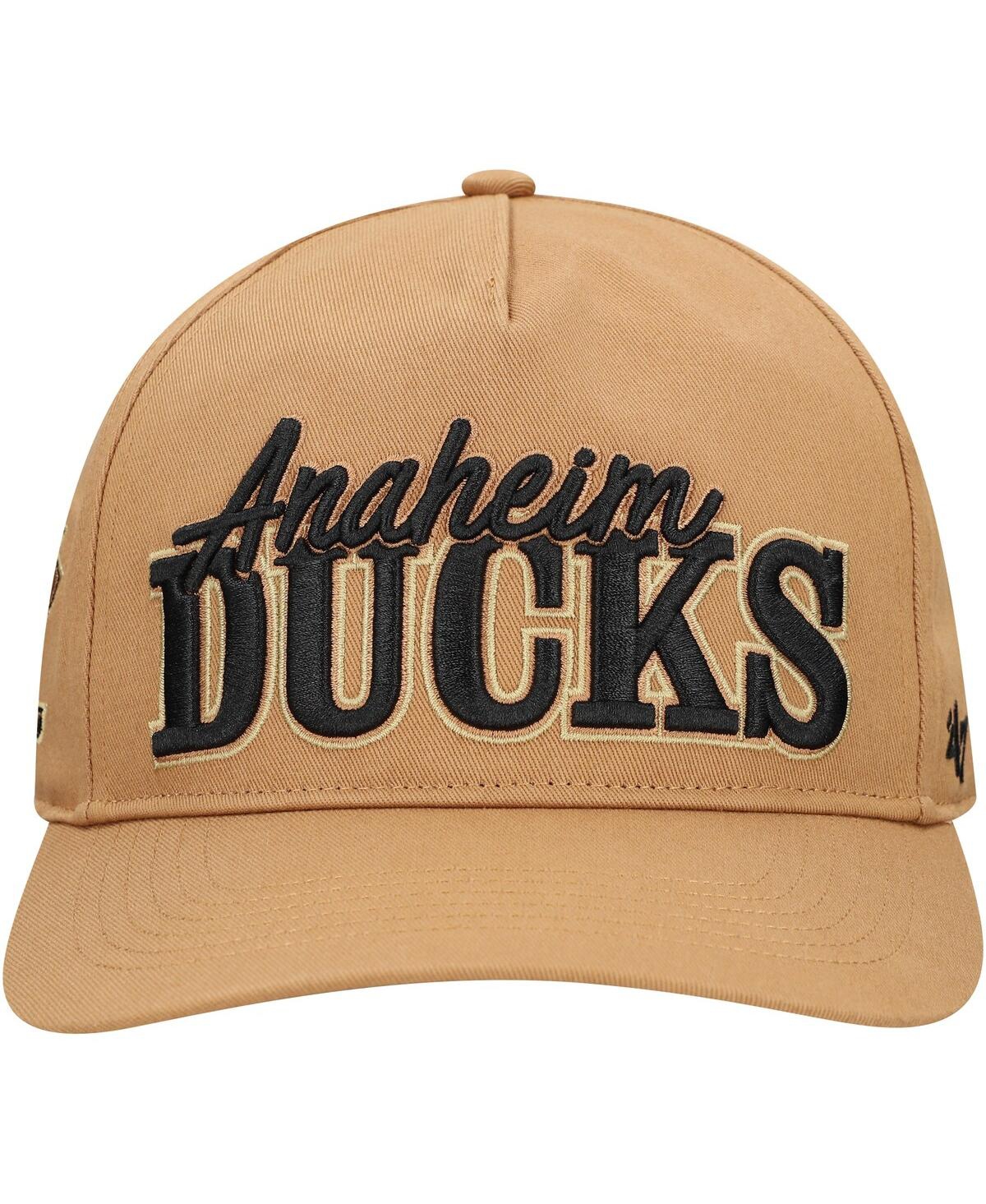 47 Brand Men's Tan Anaheim Ducks Barnes Hitch Adjustable Hat In Tan