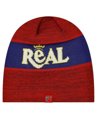 Мужская шапка-бини New Era Red Real Salt Lake 2025 Kickoff