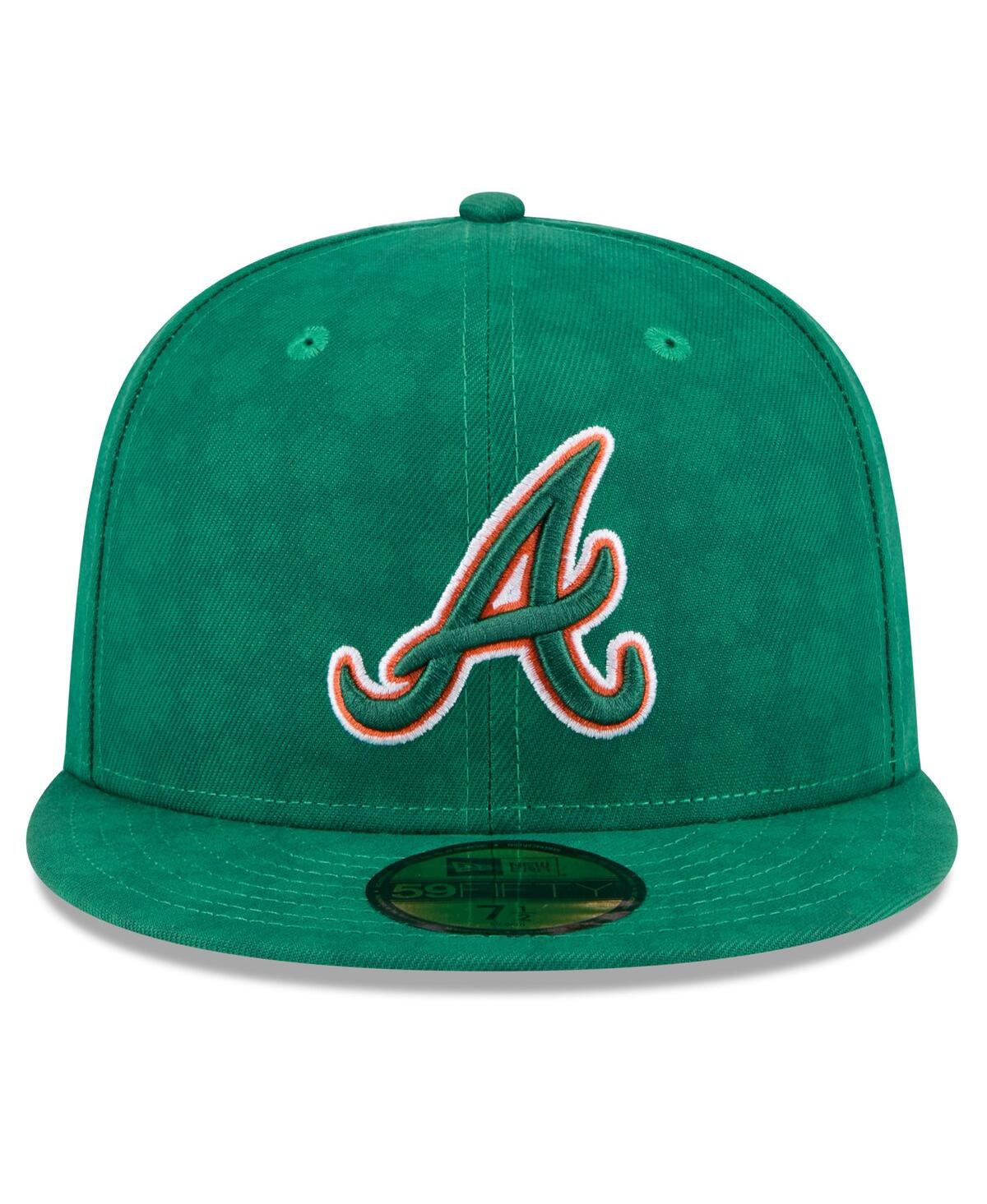 New Era Men's Kelly Green Atlanta Braves St. Patrick's Day 59FIFTY Fitted Hat
