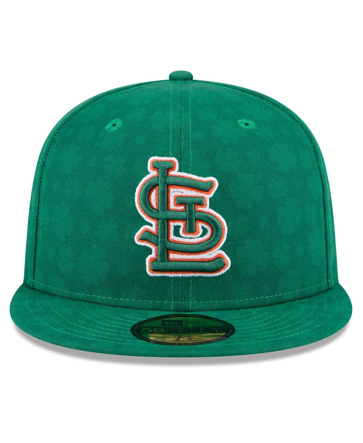NEW ERA MEN'S KELLY GREEN ST. LOUIS CARDINALS ST. PATRICK'S DAY 59FIFTY FITTED HAT 