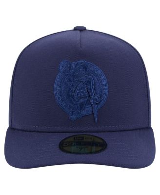 Men's Navy Boston Celtics Colorpack A-Frame Pinch Front 59FIFTY Fitted Hat