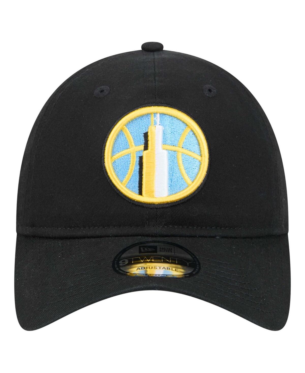 NEW ERA MEN'S KAMILLA CARDOSO BLACK CHICAGO SKY NAME NUMBER SIDEPATCH 9TWENTY ADJUSTABLE HAT 