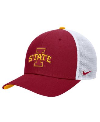 Nike - Men's Crimson Iowa State Cyclones Rise Adjustable Trucker Hat