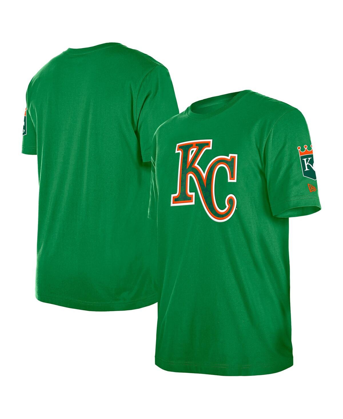 Shop New Era Men's Kelly Green Kansas City Royals St. Patrick's Day Shamrock Fill T-shirt