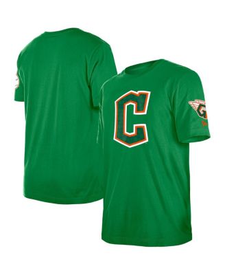 New Era - Men's Kelly Green Cleveland Guardians St. Patrick's Day Shamrock Fill T-Shirt