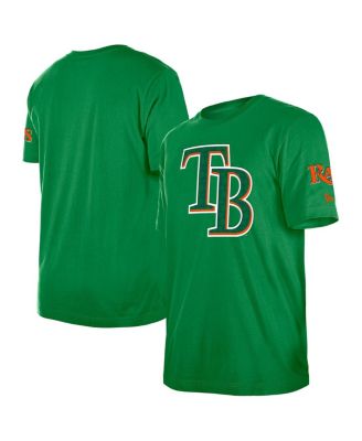 New Era - Men's Kelly Green Tampa Bay Rays St. Patrick's Day Shamrock Fill T-Shirt