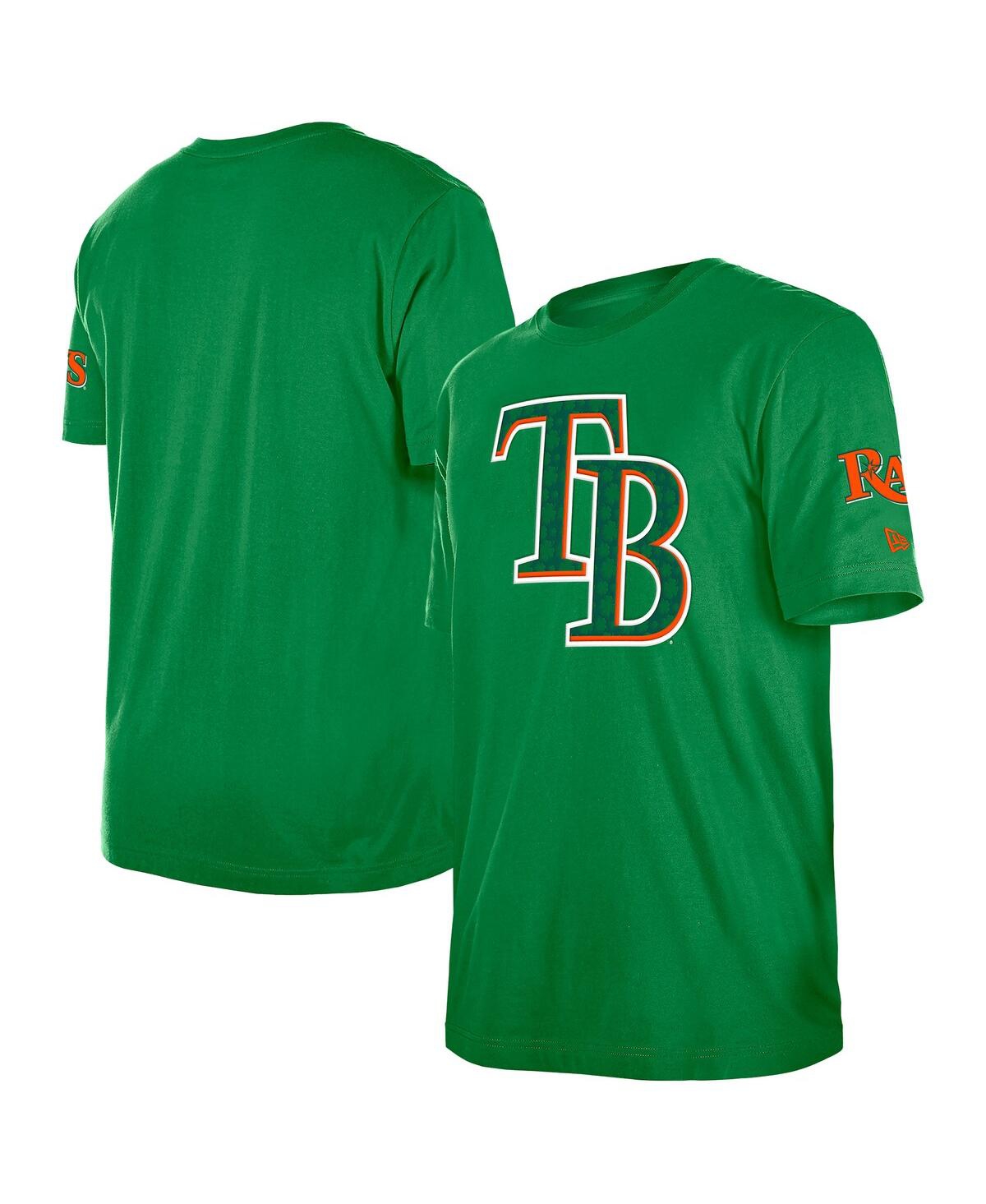 New Era Men's Kelly Green Tampa Bay Rays St. Patrick's Day Shamrock Fill T-shirt In Green