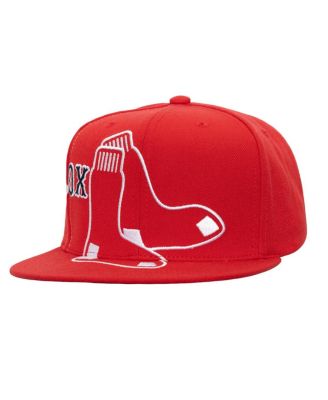Mitchell & Ness - Men's Red Boston Red Sox Big Time Snapback Hat