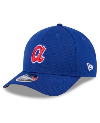 New Era - Men's Blue Atlanta Braves 2025 MLB Clubhouse 9FORTY M-Crown Adjustable Hat