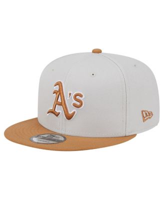 New Era - Men's Khaki/Brown Athletics Color Pack Two-Tone 9FIFTY Snapback Hat