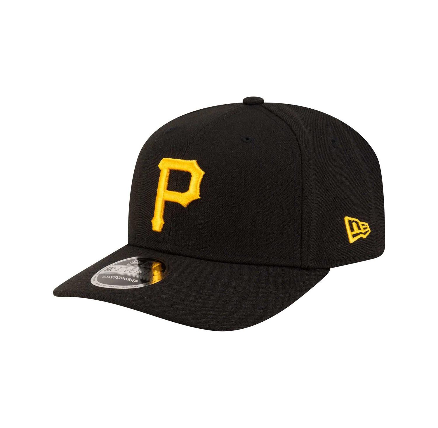 Men's Black Pittsburgh Pirates Player Replica 9SEVENTY Adjustable Hat