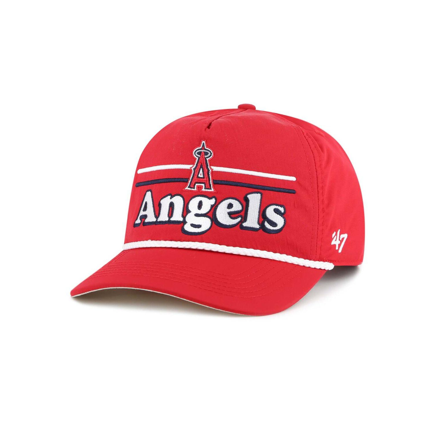 Men's Red Los Angeles Angels Campscape Hitch Adjustable Hat