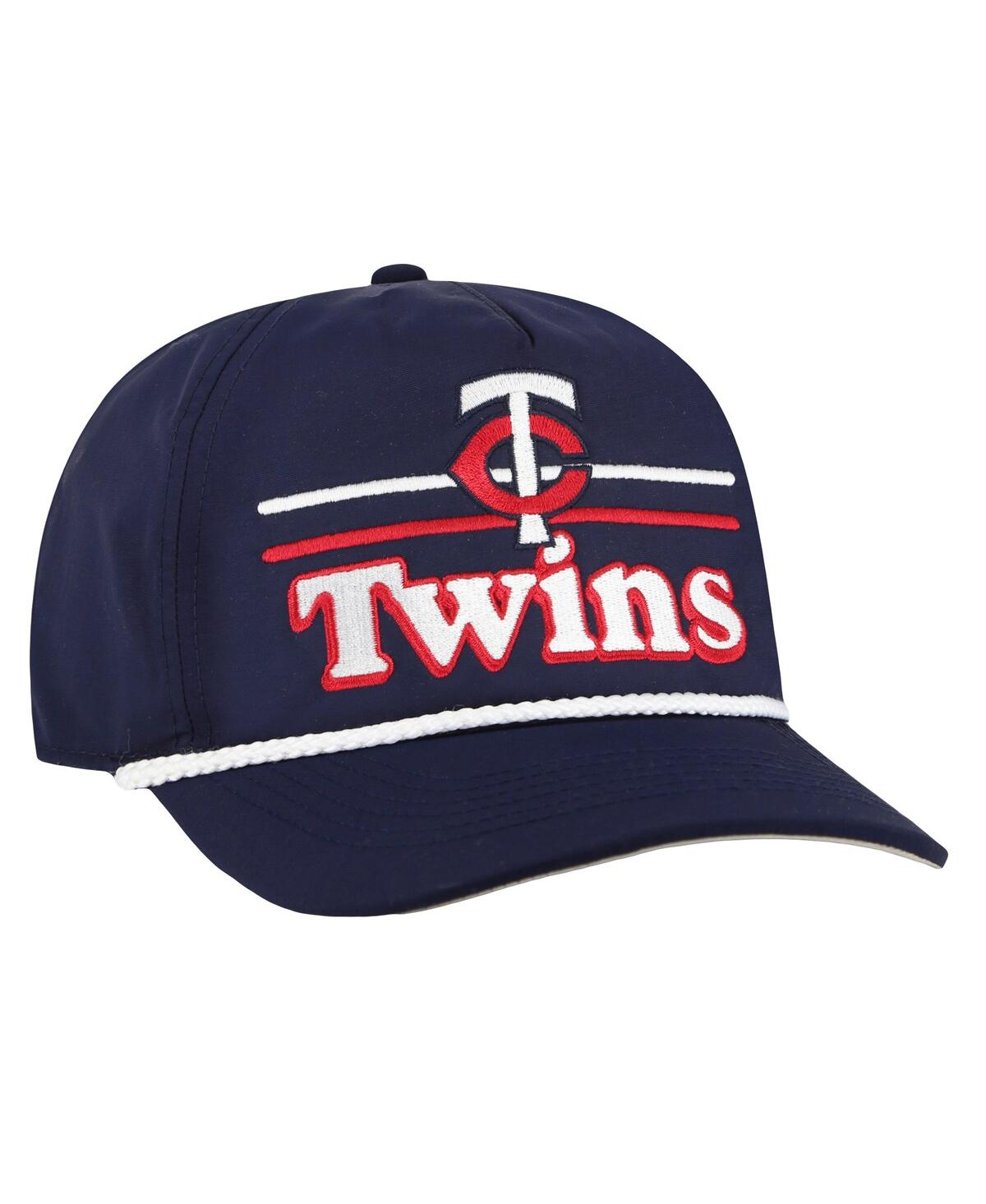 47 Brand Men's Navy Minnesota Twins Campscape Hitch Adjustable Hat In Navy