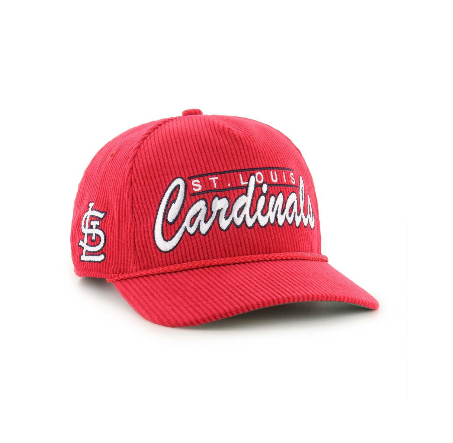 Men's Red St. Louis Cardinals Corduroy Hitch Adjustable Hat
