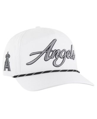 '47 Brand - Men's White Los Angeles Angels Overhand Speckle Hitch Rope Adjustable Hat