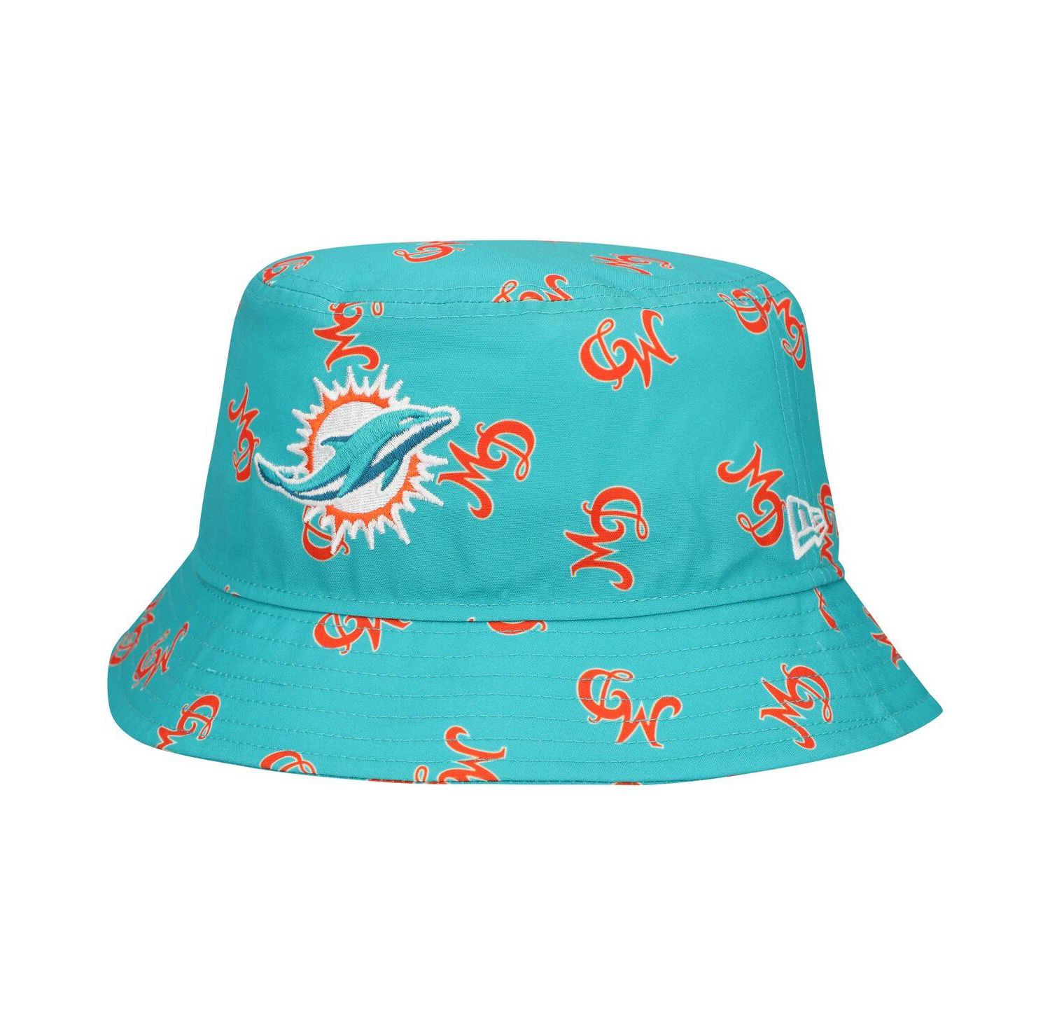 Men's Aqua Miami Dolphins City Originals Bucket Hat