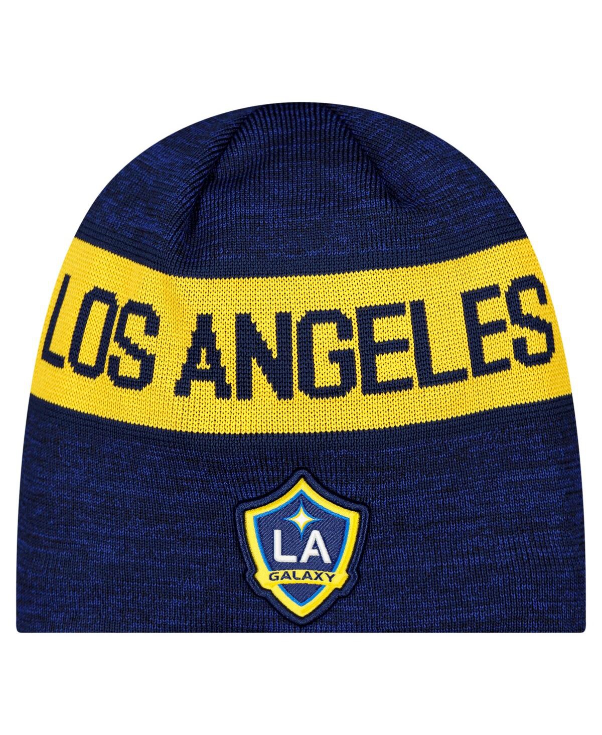 NEW ERA MEN'S NAVY LA GALAXY 2025 KICKOFF BEANIE HAT 
