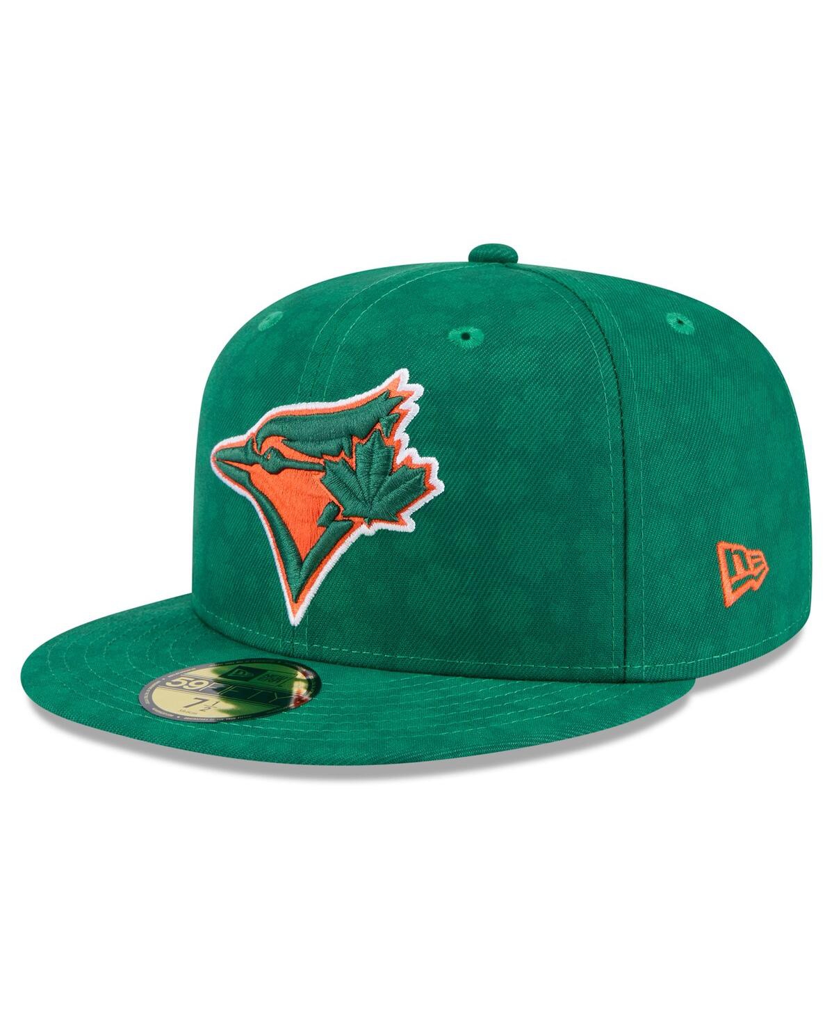NEW ERA MEN'S KELLY GREEN TORONTO BLUE JAYS ST. PATRICK'S DAY 59FIFTY FITTED HAT 