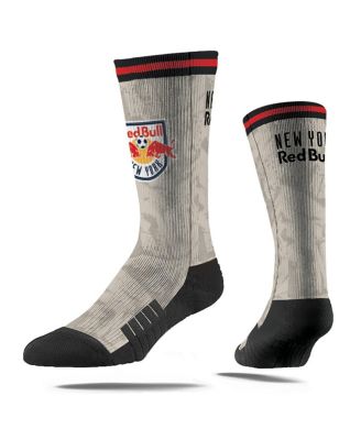 Мужские и женские носки Strideline New York Red Bulls 2025 Jersey Hook Premium Crew от Strideline для мужчин и женщин.