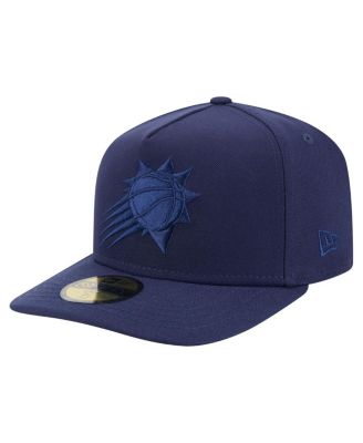 New Era - Men's Navy Phoenix Suns Colorpack A-Frame Pinch Front 59FIFTY Fitted Hat