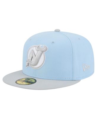 New Era - Men's Light Blue/Gray New Jersey Devils Color Pack Two-Tone 59FIFTY Fitted Hat