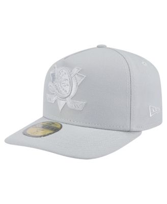 New Era - Men's Gray Anaheim Ducks Color Pack A-Frame 59FIFTY Fitted Hat