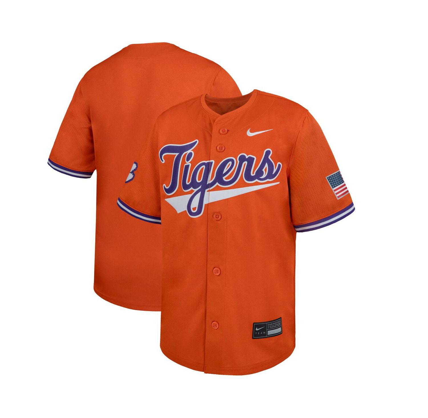 Big Boys and Girls Orange Clemson Tigers Limited Baseball Jersey