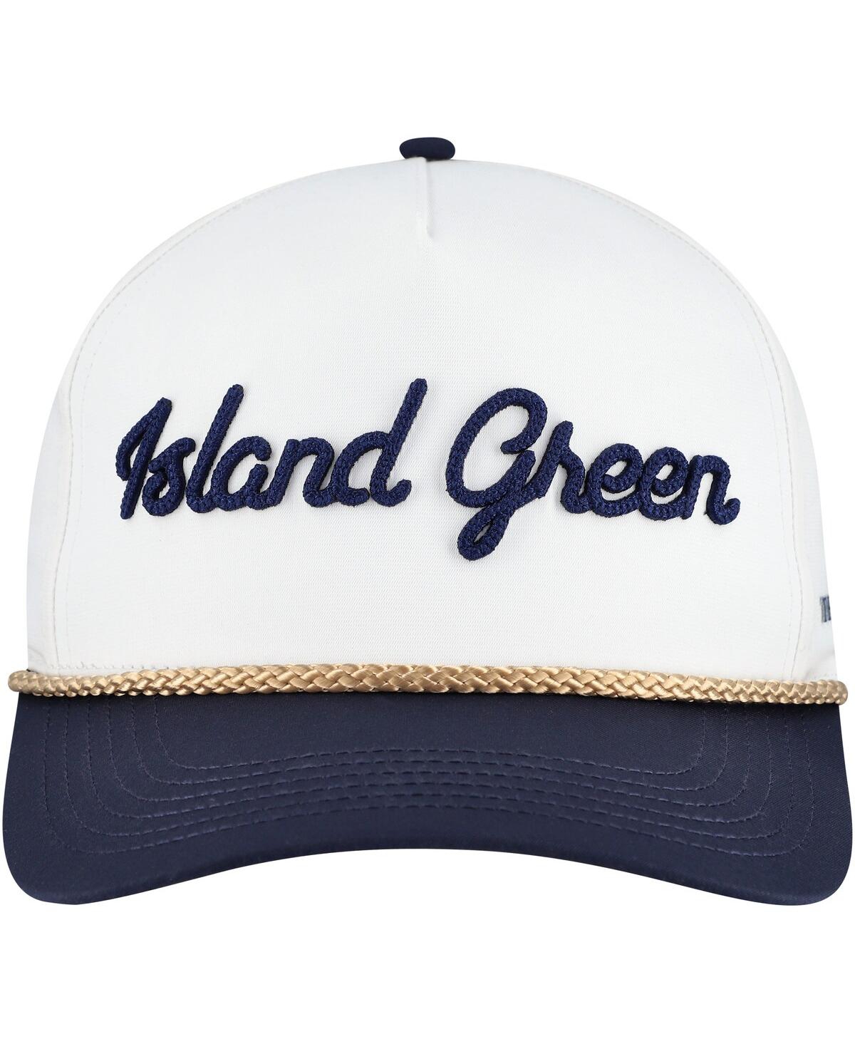 Shop Barstool Golf Men's White The Players Island Green Rope Adjustable Hat