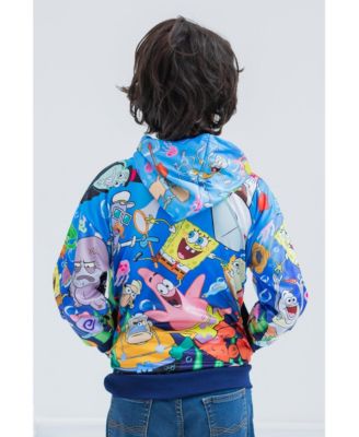 Little Boys Plankton Patrick Squidward Fleece Pullover Hoodie Toddler|Child