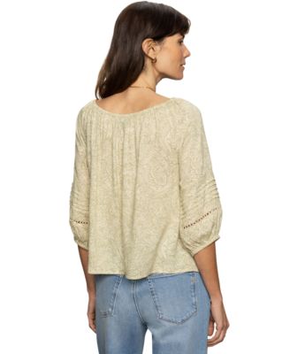 Женский топ с принтом Sanctuary от пляжа до бара ручной работы