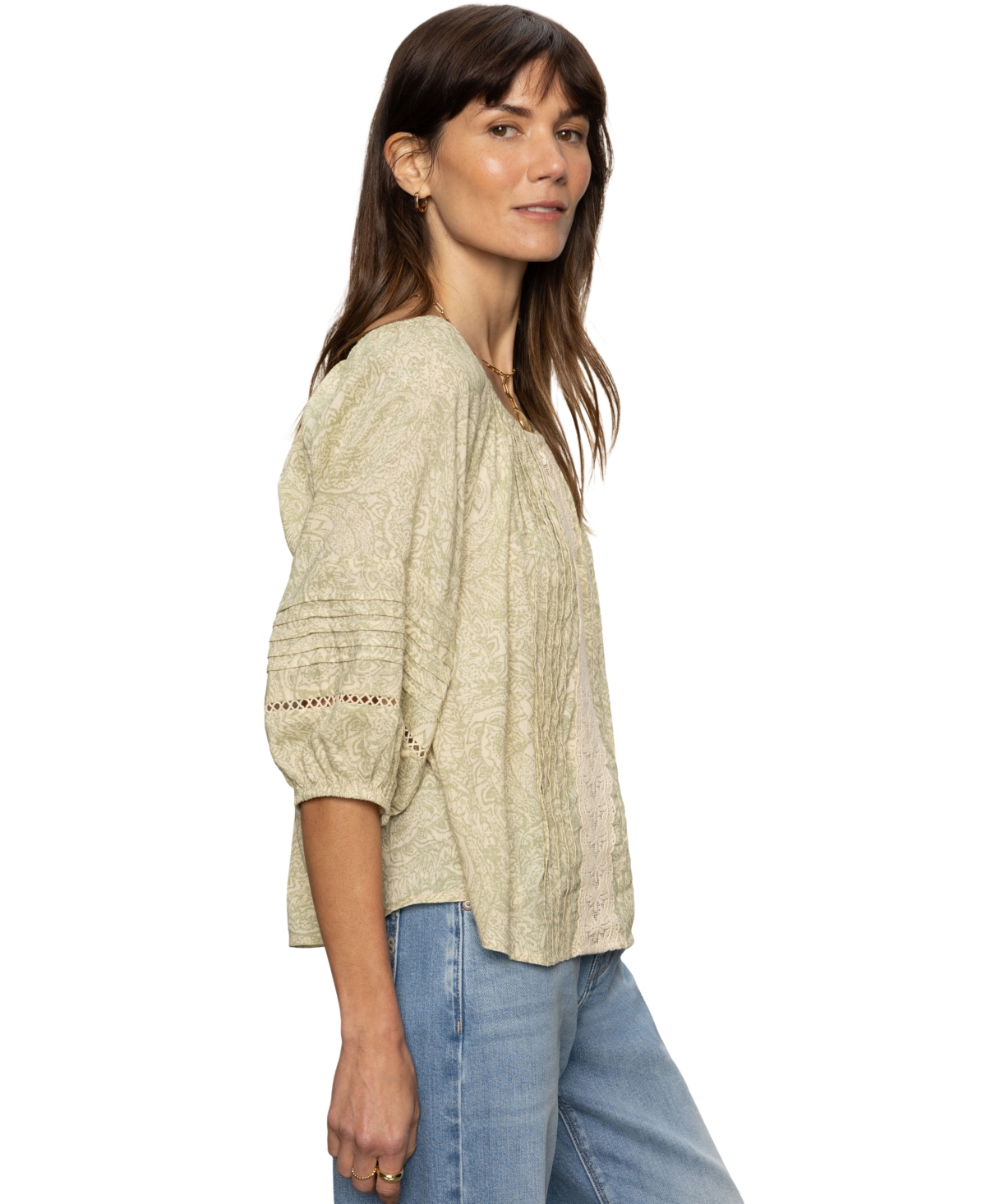 Sanctuary Women's Crafted Beach To Bar Printed Top In Mosaic