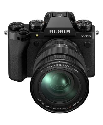 X-T5 Mirrorless Camera with XF 16-80mm f/4.0 R OIS WR Lens, Black