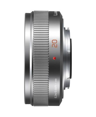 LUMIX G 20mm f/1.7 II Aspherical Lens for Micro Four Thirds, Silver