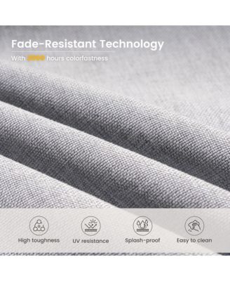 6 Pcs Outdoor Patio Furniture Set,High Back Sofa and Swivel Chairs Set