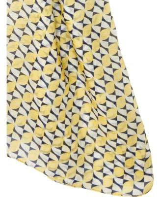 Шарф Olsen из 100% шелка с гео-принтом