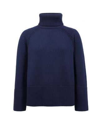 Celtic & Co. Женский свитер с круглым вырезом в рубчик из мериноса