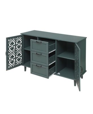 2 Door 3 Drawer Cabinet, American Furniture, Suitable for Bedroom, Living Room, Study