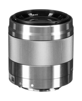 E 50mm f/1.8 OSS Lens for Sony E, Silver