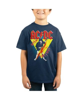 Boys ACDC High Voltage Youth Navy T-Shirt-XL