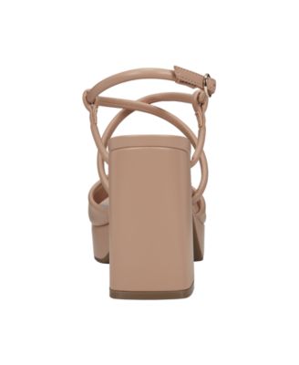 Women's Glady Crisscross High Block Heel Platform Sandals