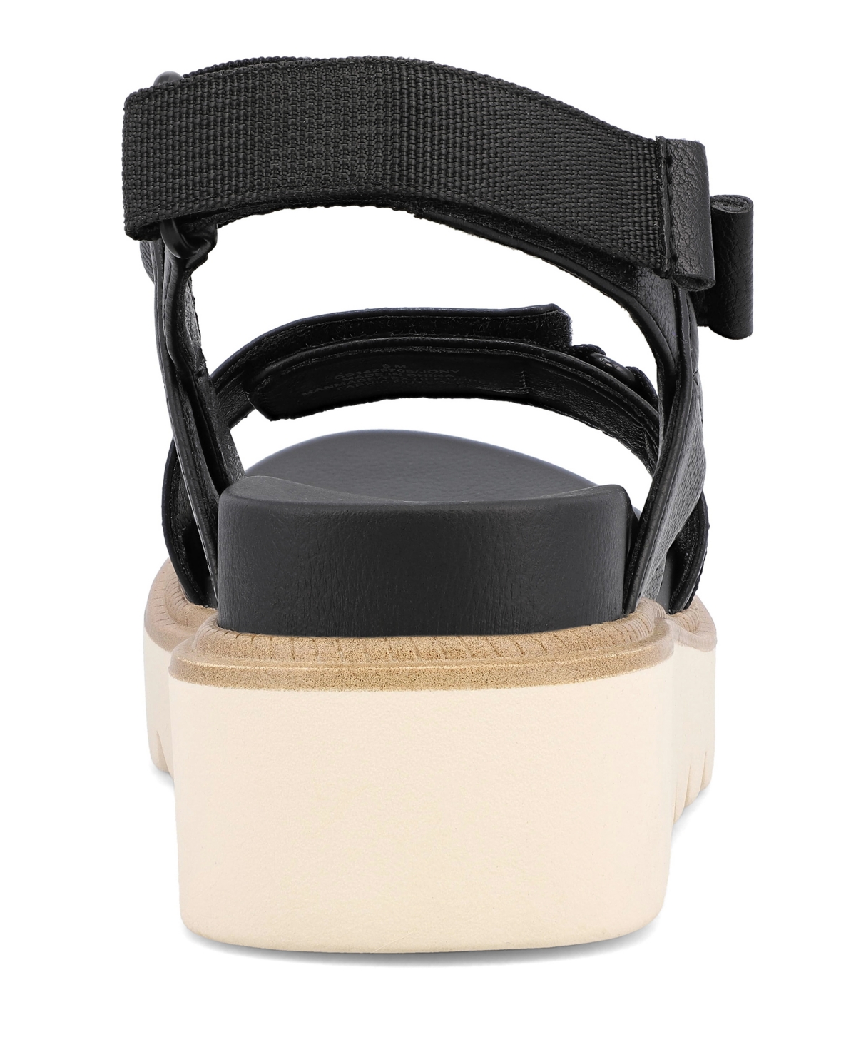 Mia Jony Ankle Strap Platform Sandal In Black
