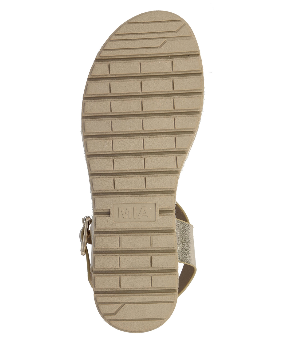 Mia Women's Kenji Flatform Round Toe Sandals In Gold